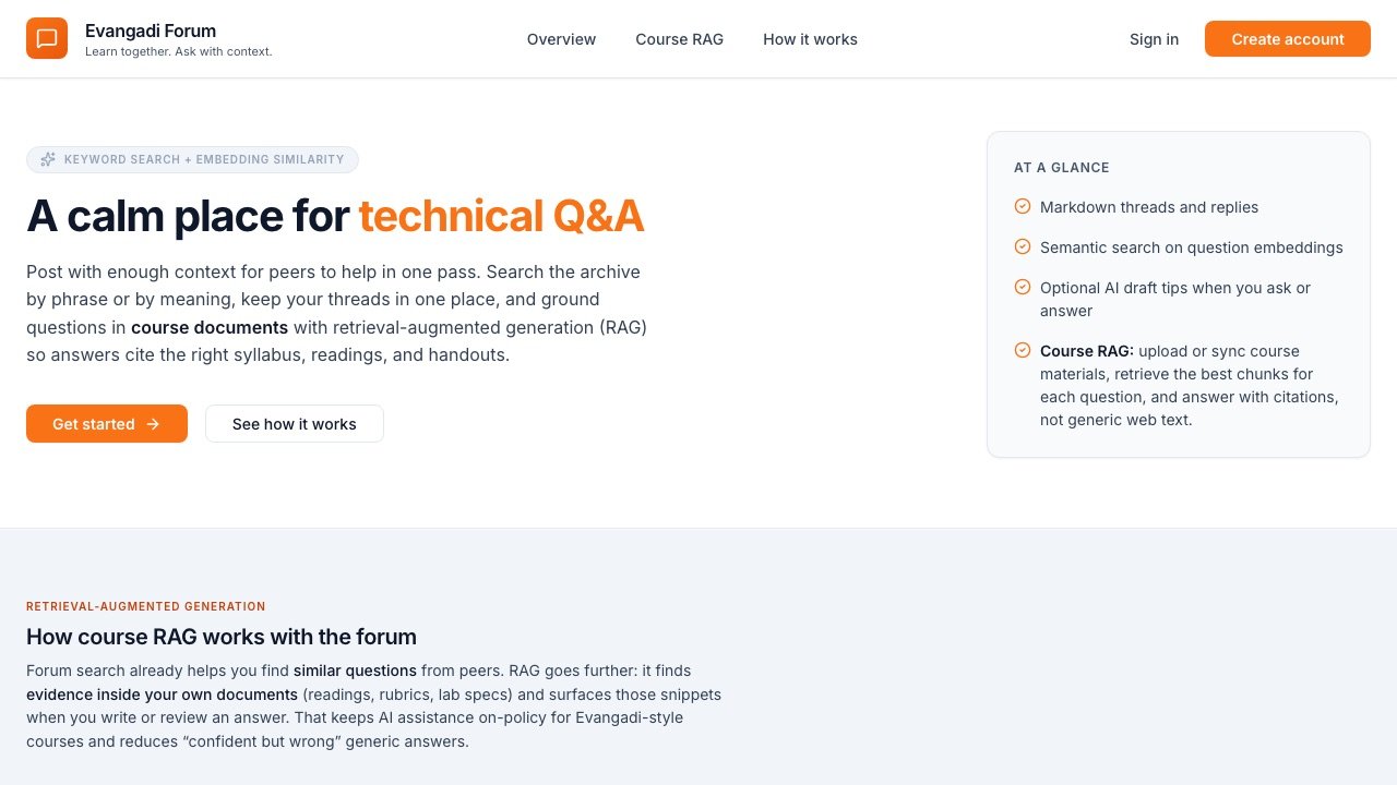AI-Powered Discussion Forum preview