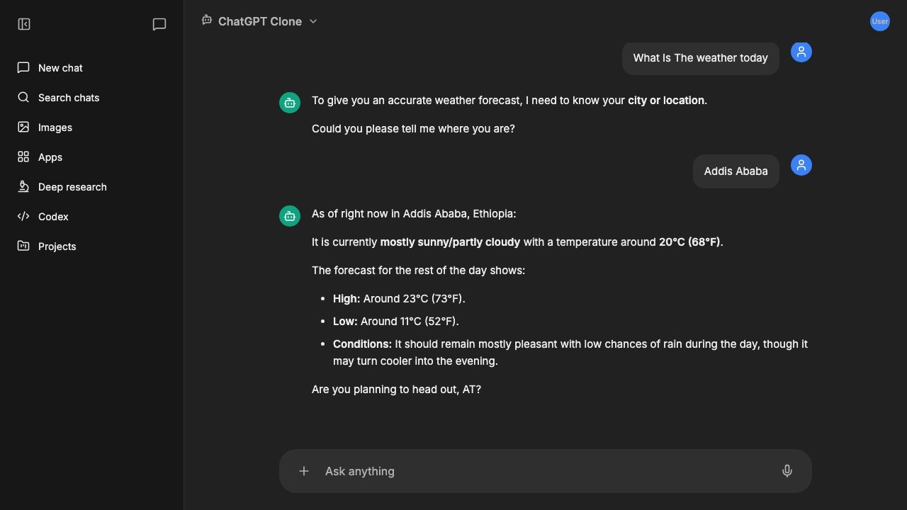 AI ChatBot preview